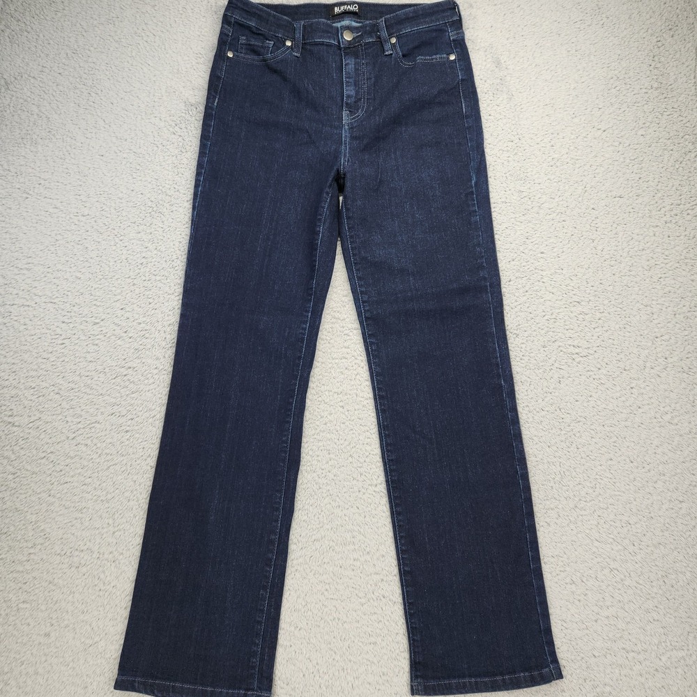 Buffalo David Bitton Alyssa Jeans Womens 6 Straight High Rise Dark Wash Stretch